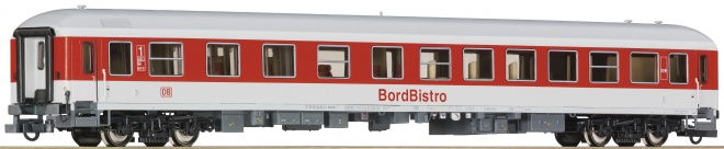 Express train Passenger car 1st class with board BISTRO<br /><a href='images/pictures/Roco/64420_rgb.jpg' target='_blank'>Full size image</a>